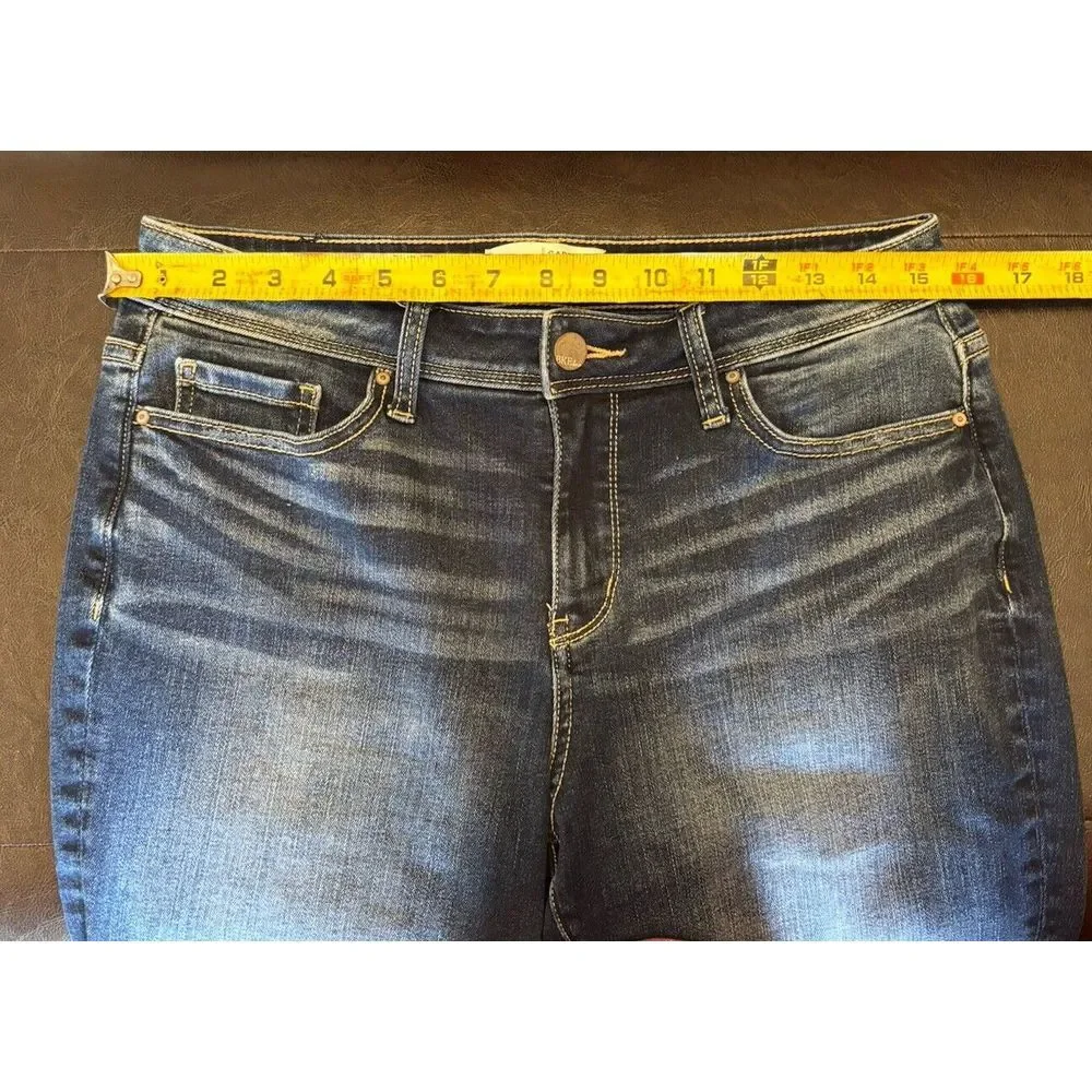 BKE Women's Jeans‎ Sz 27 Gabby Curvy High Rise Denim Distressed